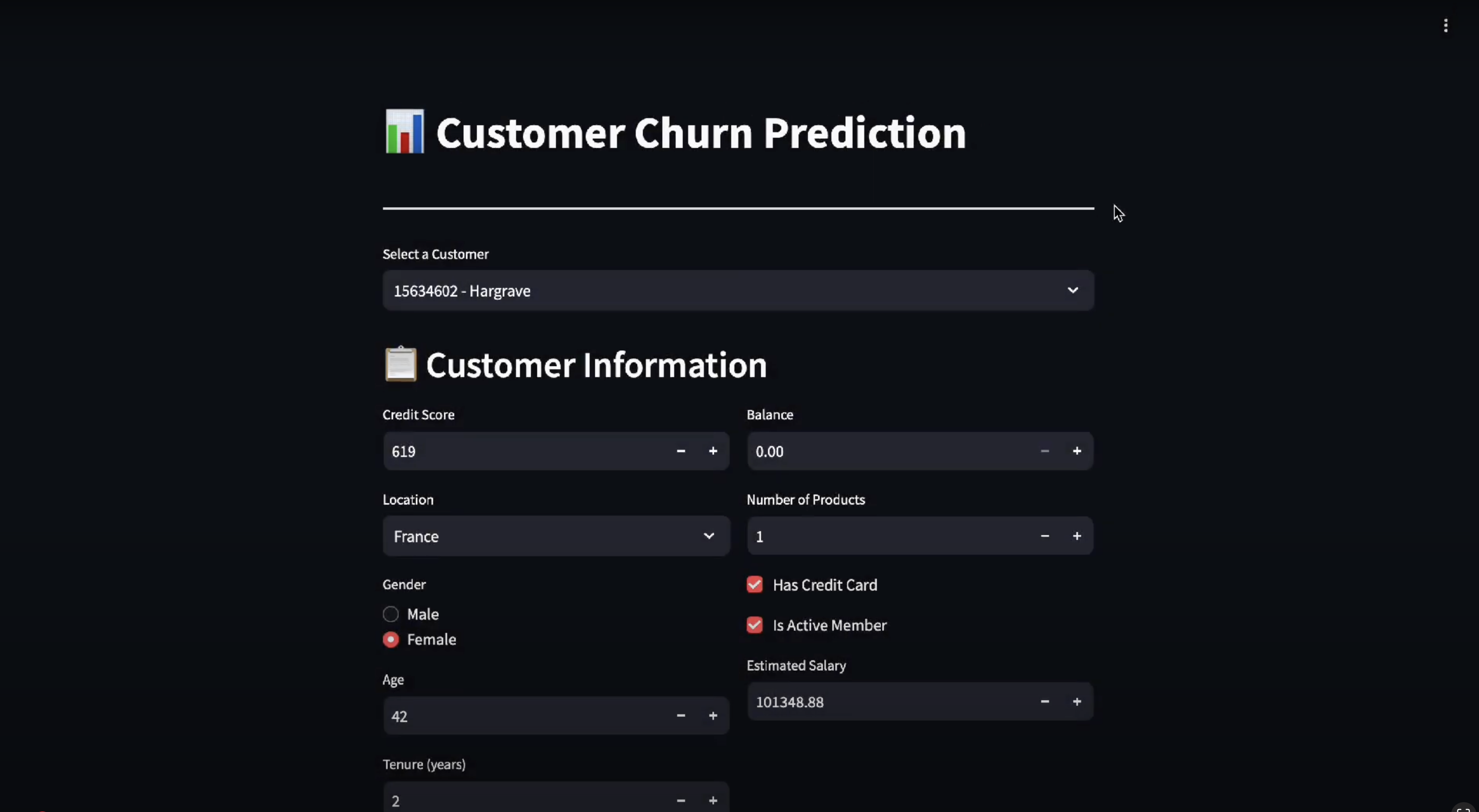 ChurnVision – AI-Powered Customer Retention Predictor